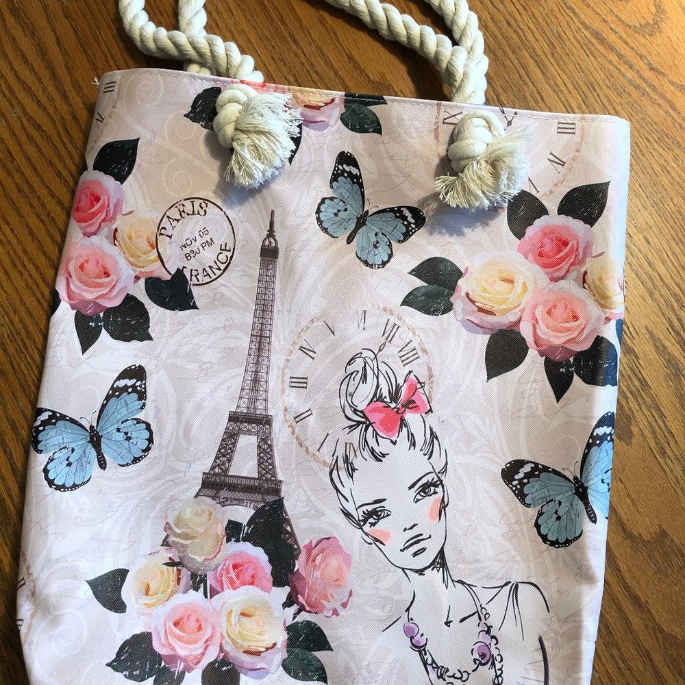 Shoulder Bag With Paris, France Theme